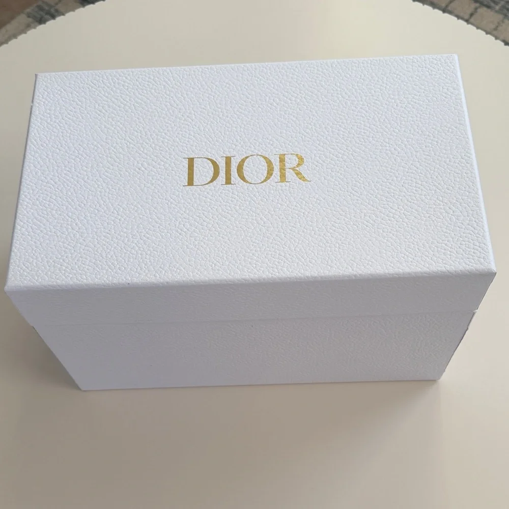 Dior White and Gold Luxury Gift Box